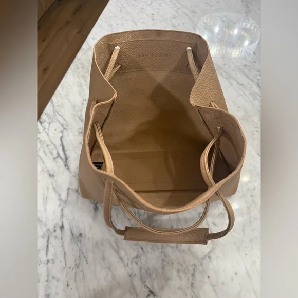 NEW EXCELLENT 8 Other Reasons Anthropologie Tan Vegan Leather Tote Bag - Picture 4 of 7
